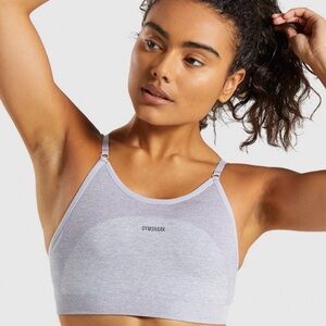 Gymshark Sports strapy Bra lined not padded size M Comfy Gray Bra